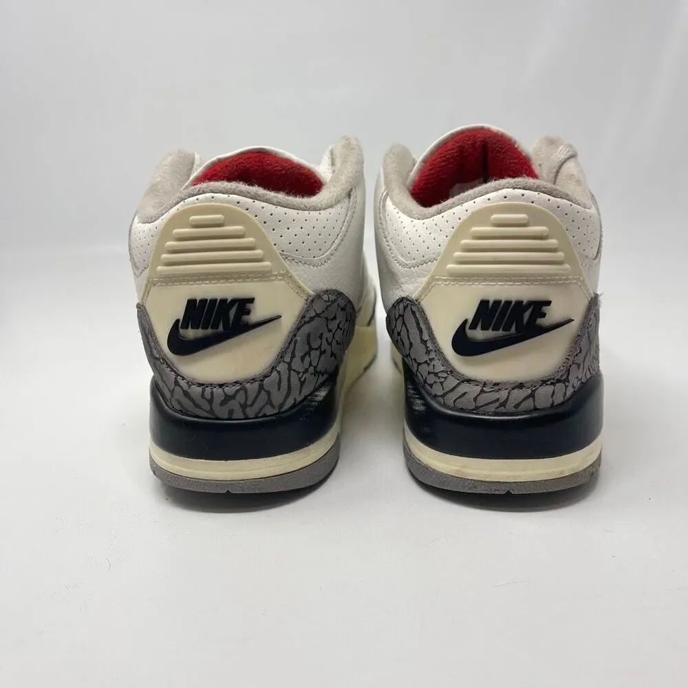 Nike Air Jordan 3 Retro White Cement Reimagined PS Kids Size Youth 3Y DM0966-100 - Picture 7 of 10